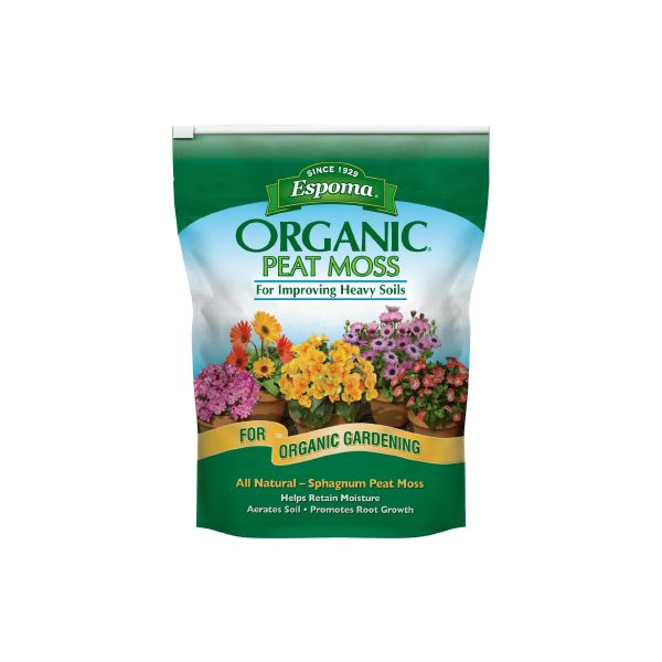 ESPOMA ORGANIC PEAT MOSS POTTING SOIL 8 QT