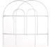 GARDEN CRAFT FENCE 18X8 WHITE