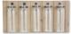 WALL DECOR PLAQUE W/ 5 BOTTLES 19.75