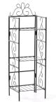 PLANT STAND 3-TIER BLACK METAL