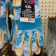 BLUE LEATHER PALM GLOVE SMALL