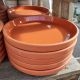 SAUCER INNER GLAZED TERRACOTTA 10.5