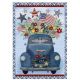 FLAG GARDEN CELEBRATE AMERICA PICKUP