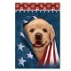 FLAG GARDEN PATRIOTIC PUPPY