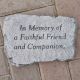 STEPPING STONE IN MEMORY OF
