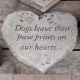 STEPPING STONE PAW PRINTS