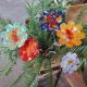 CLEVER GOODS ENAMEL COPPER FLOWER LARGE ASST.