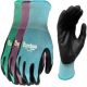 LADIES BAMBOO GARDENER NITRILE PALM GLOVE LARGE