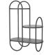 PLANT STAND 3 TIER BLACK