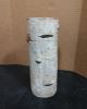 BIRCH BARK CANDLE HOLDER - LARGE