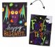 FLAG STANDARD HALLOWEEN BAT/ FRIGHT THIS WAY SEASONAL ITEM