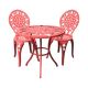 BISTRO SET PAINTED SKY SUNFLOWER RED