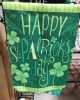 FLAG GARDEN STRIPES & SHAMROCKS SEASONAL ITEM