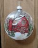 BARN GLASS ORNAMENT