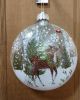 REINDEER ORNAMENT GLASS