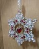 ORNAMENT CARDINAL SNOWFLAKE