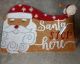 DOORMAT SANTA