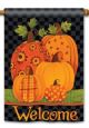 FLAG STANDARD PATTERNED PUMPKINS SEASONAL ITEM