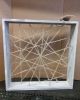 AIR PLANT FRAME 12X12 WHITE