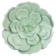 LG. MINT FLOWER WALL ART