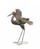 CRANE REGAL ART GREEN PATINA CRANE 32