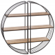 SPLIT CIRCLE WALL SHELF METAL