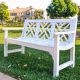 BENCH INNOVA CHIPPENDALE WHITE