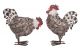 ROOSTER DECOR SMALL METAL