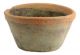 RUSTIC TERRA COTTA OVAL POT-LARGE-ANTIQUE RED
