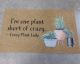 DOORMAT CRAZY PLANT LADY
