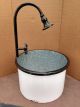 BLACK & WHITE SHOWER PLANTER