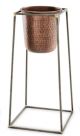 COPPER POT W/ STAND MEDIUM