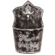 ROBERT ALLEN FLOWER GARDEN WALL PLANTER CHARCOAL