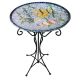 BIRD BATH & STAND GARDENER SELECT MOSAIC FISH