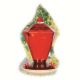 HUMMINGBIRD FEEDER AUDUBON WOODLINK RUBY DIAMOND GLASS