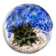 APRICOT MINT ART GLASS TERRARIUM ORB 7