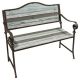 BENCH DDI GARDEN BENCH ANTIQUE COLOR