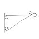 HANGING BASKET SCROLL HOOK METAL XLG