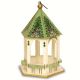 BIRD FEEDER  ACHLA VICTORIAN HAND PAINTED ON WOOD 18