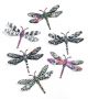 METAL DRAGONFLY DECOR