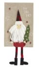 TOWEL XMAS DANGLE LEG SANTA