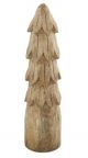 CARVED WOOD TREE SITTER SMALL
