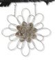 GRAY METAL WIRE HANGING FLOWER