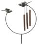 BIRD PAIR WINDBELL ON STAKE