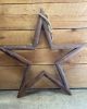 WOOD STAR ROPE HANGER LARGE BROWN