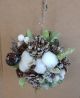 GREENERY BALL W/PINECONES