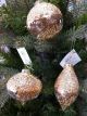 ORNAMENT GOLD GLASS BEAD FILLED