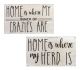 WALL DECOR CRAZY/HERD SIGN