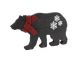 BEAR W/SCARF 18.75L