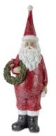 SANTA HOLDING WREATH